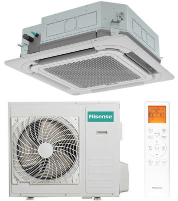 Кассетный кондиционер Hisense AUC-24HR4RJC2/PE-QFA/CD/AUW-24H4RF2